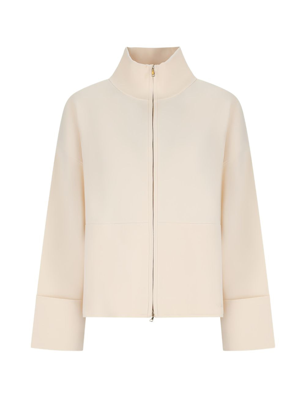 Cardigan con zip formato in bianco Maxmara - donna 