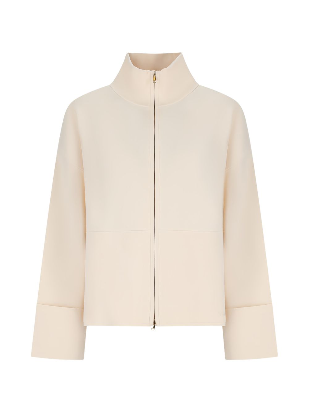 Cardigan con zip formato in bianco Maxmara - donna 
