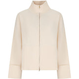Cardigan con zip formato in bianco Maxmara - donna 