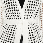 Cardigan a portafoglio Gelo in cotone in bianco Maxmara - donna 