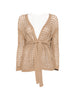 Cardigan a portafoglio Gelo in cotone in marrone Maxmara - donna