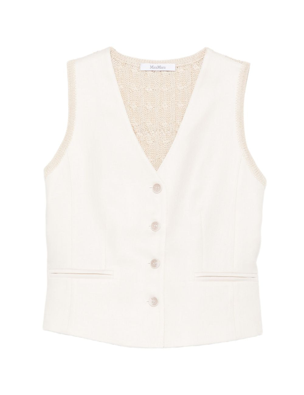 Gilet Calibri in bianco Max Mara - donna 