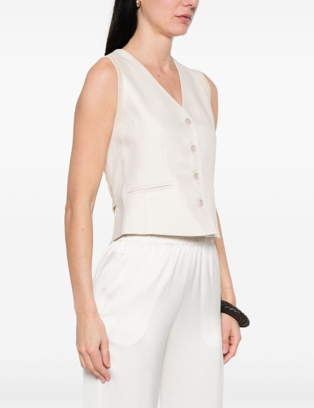 Gilet Calibri in bianco Max Mara - donna 