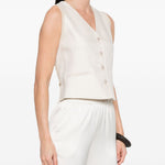 Gilet Calibri in bianco Max Mara - donna 