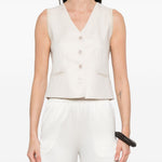 Gilet Calibri in bianco Max Mara - donna 