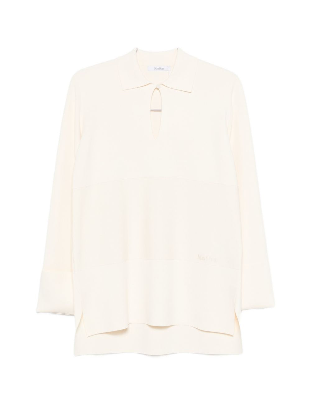 Polo a maniche lunghe fuggito in beige Maxmara - donna 