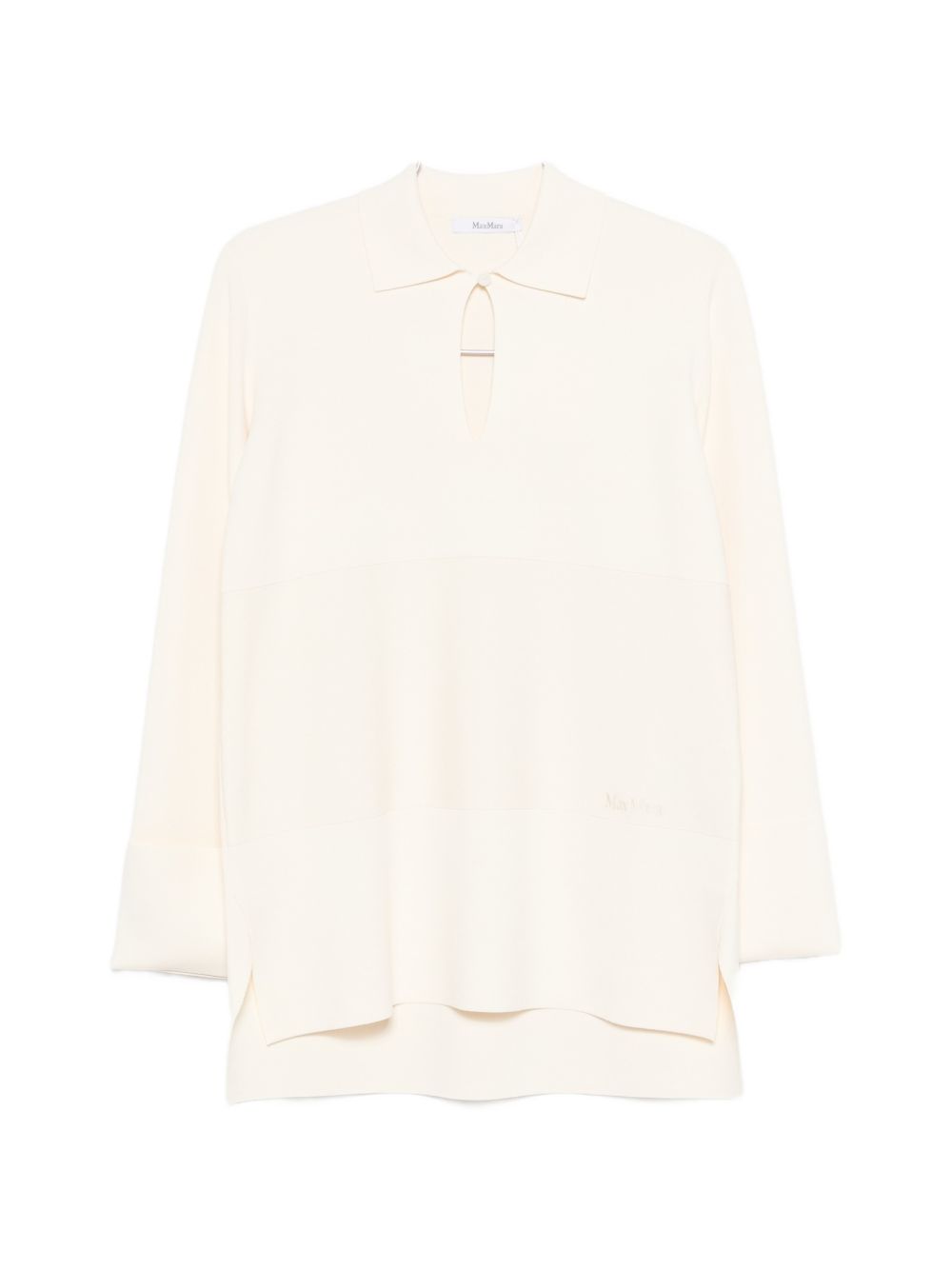 Polo a maniche lunghe fuggito in beige Maxmara - donna 