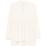 Polo a maniche lunghe fuggito in beige Maxmara - donna 