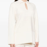 Polo a maniche lunghe fuggito in beige Maxmara - donna 