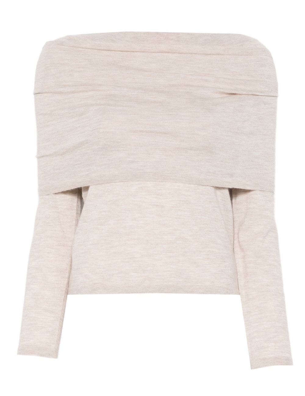 Maglione con spalle scoperte faretra in beige Maxmara - donna 