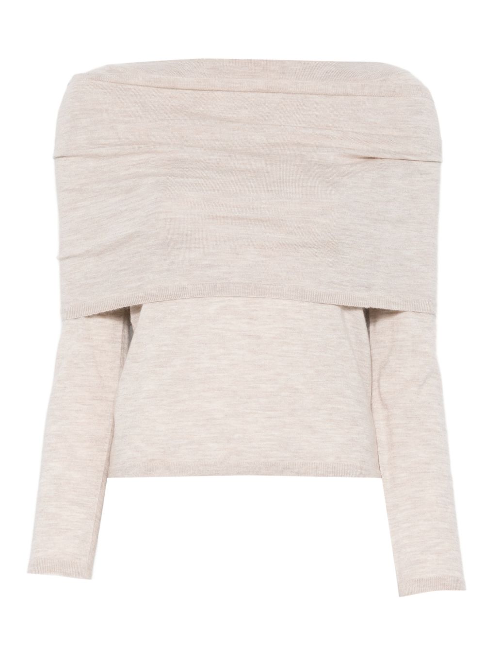 Maglione con spalle scoperte faretra in beige Maxmara - donna 