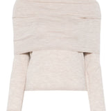 Maglione con spalle scoperte faretra in beige Maxmara - donna 