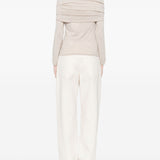 Maglione con spalle scoperte faretra in beige Maxmara - donna 