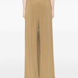 Pantaloni con pieghe bermuda in beige Maxmara - donna 