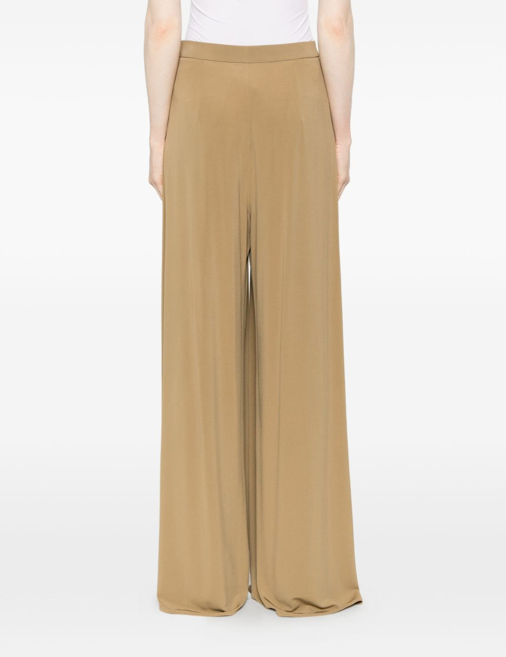 Pantaloni con pieghe bermuda in beige Maxmara - donna 