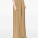 Pantaloni con pieghe bermuda in beige Maxmara - donna 