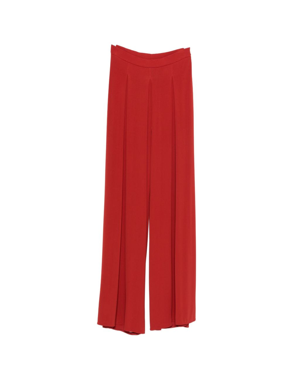 Pantaloni con pieghe bermuda in rosso Maxmara - donna 
