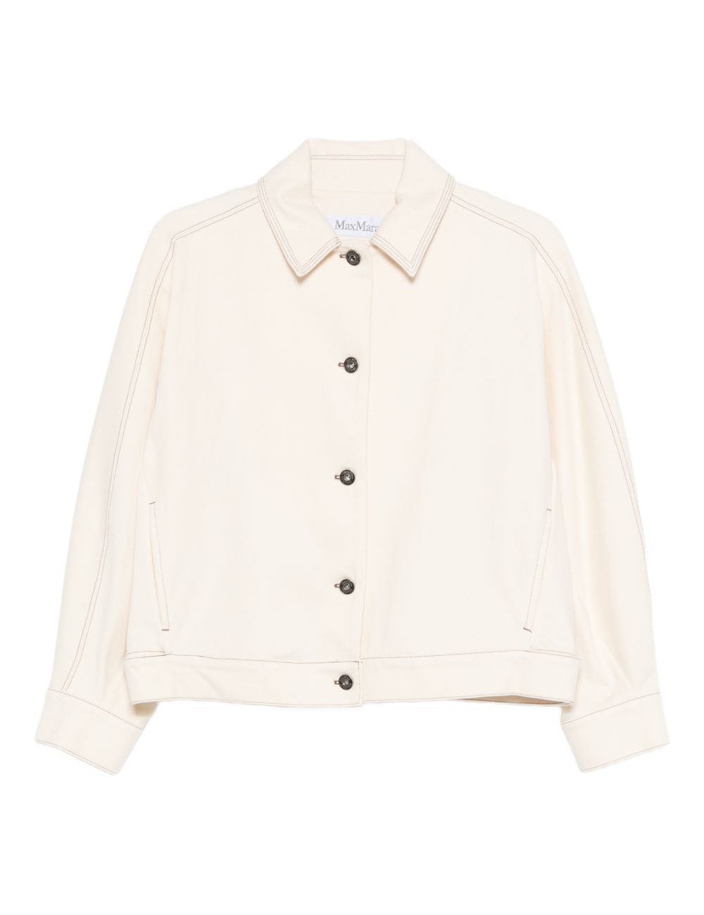 Giacca in jersey effetto denim nettare in avorio Maxmara - donna 
