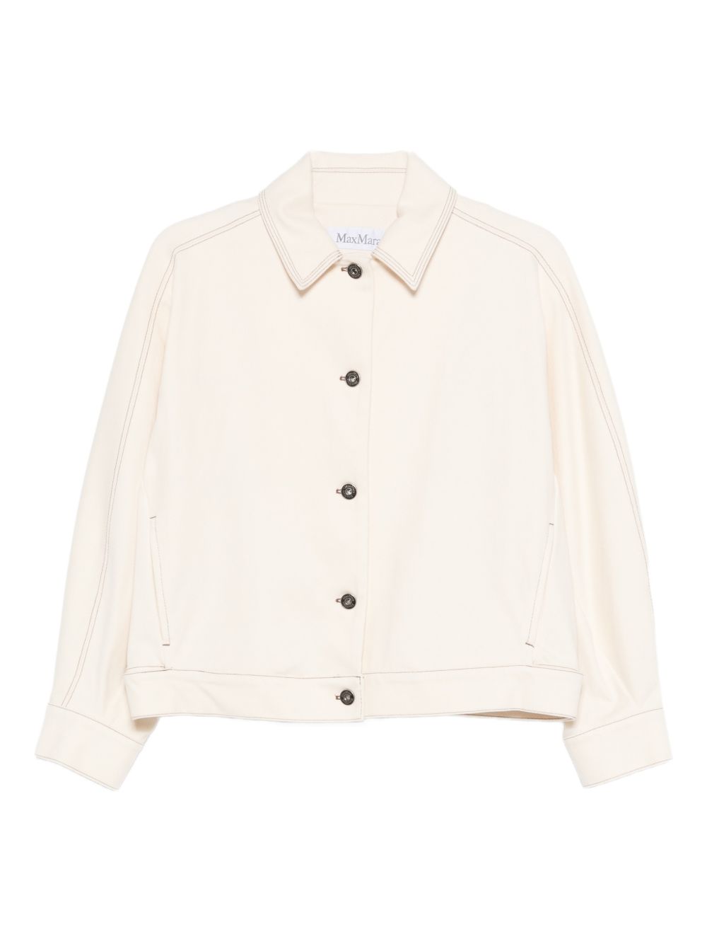 Giacca in jersey effetto denim nettare in avorio Maxmara - donna 