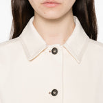 Giacca in jersey effetto denim nettare in avorio Maxmara - donna 