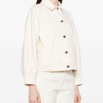 Giacca in jersey effetto denim nettare in avorio Maxmara - donna 
