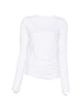 Max Mara white boat neck T-shirt - women
