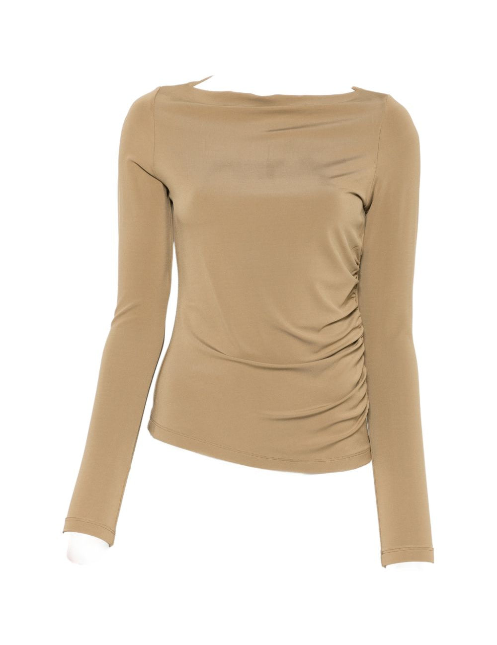 t-shirt arricciato gomma in beige Maxmara - donna 
