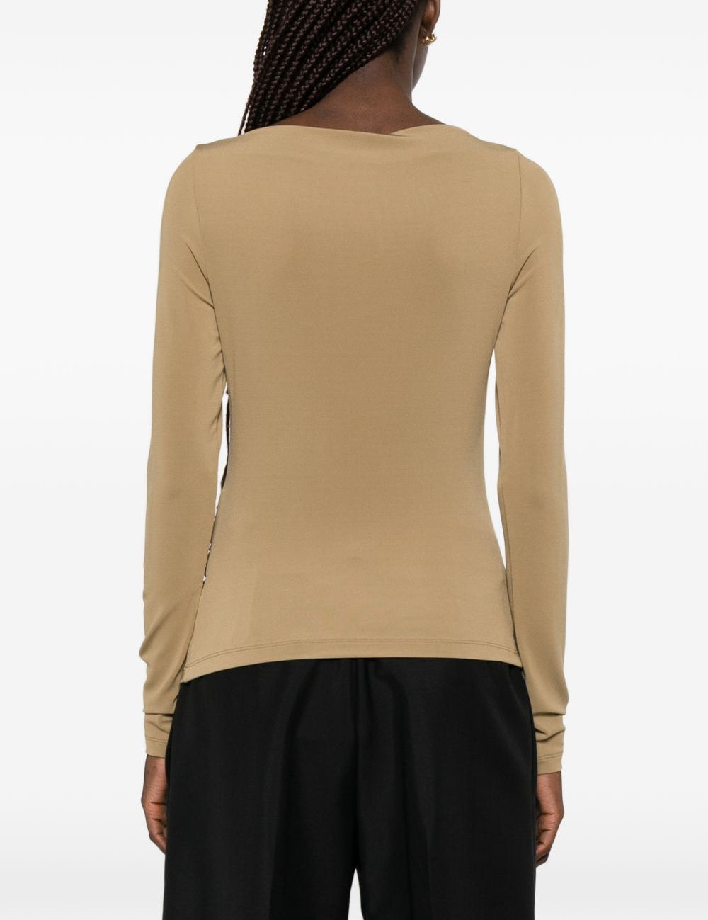 t-shirt arricciato gomma in beige Maxmara - donna 