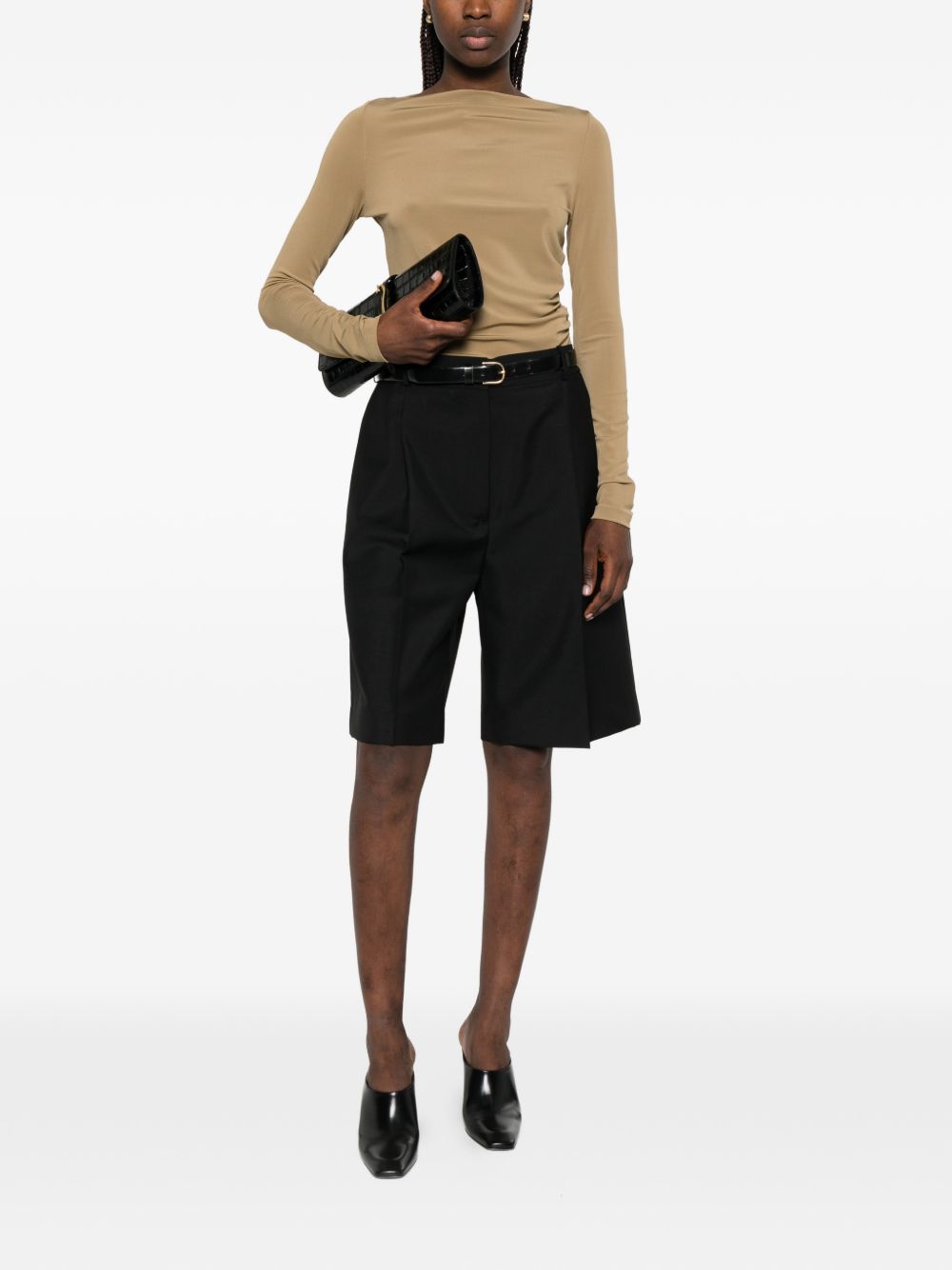 t-shirt arricciato gomma in beige Maxmara - donna 