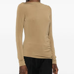 t-shirt arricciato gomma in beige Maxmara - donna 