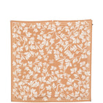 Sciarpa con stampa floreale in marrone Maxmara - donna 