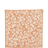 Sciarpa con stampa floreale in marrone Maxmara - donna 