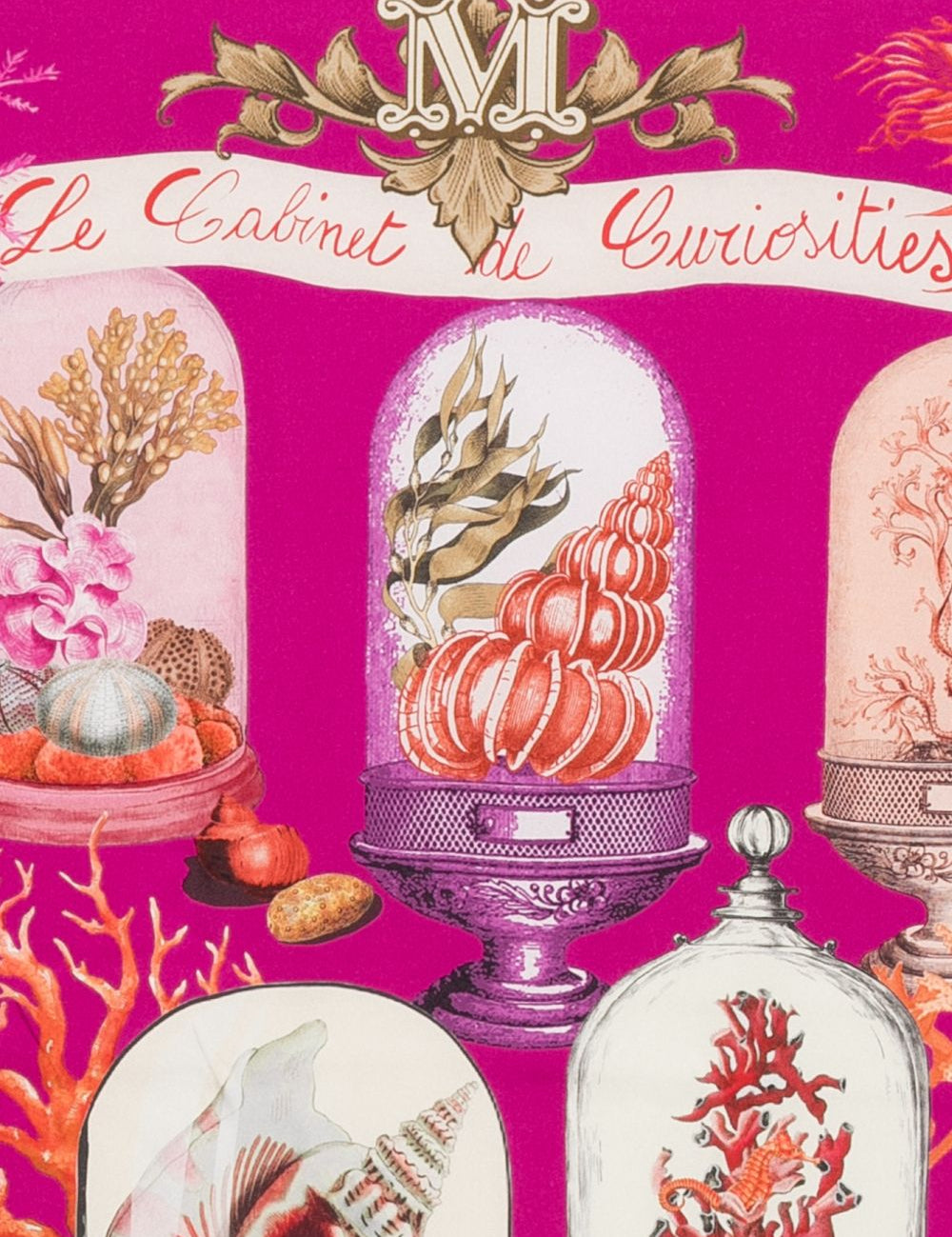 Sciarpa con stampa grafica in rosa Maxmara - donna 