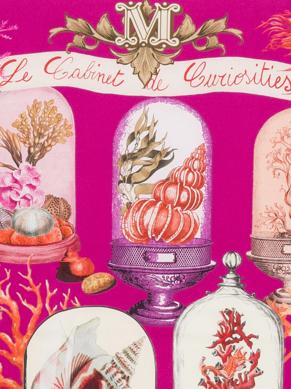 Sciarpa con stampa grafica in rosa Maxmara - donna 