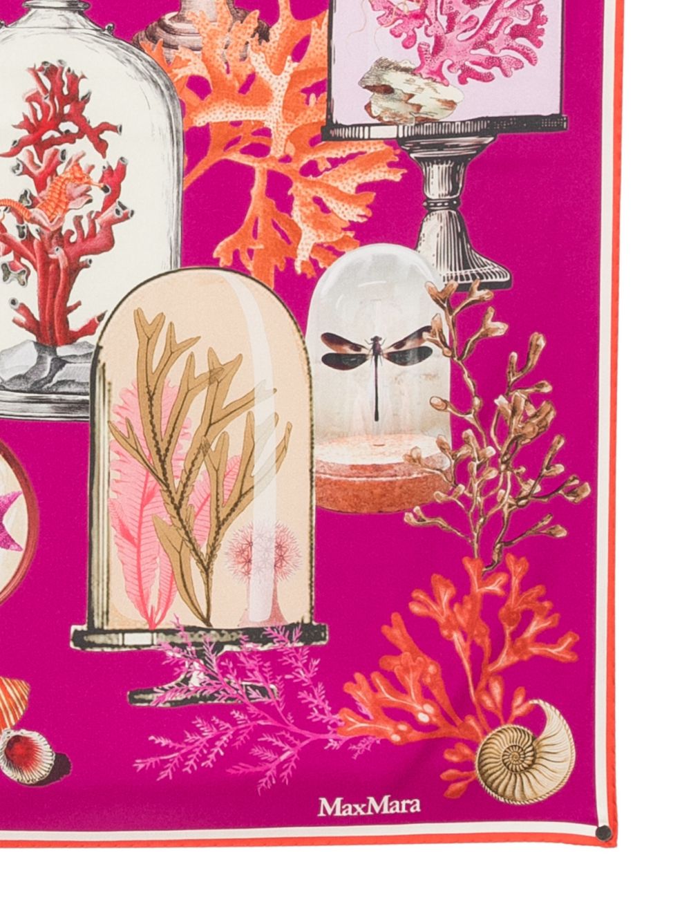 Sciarpa con stampa grafica in rosa Maxmara - donna 