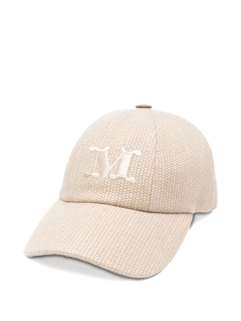 Cappello da baseball con ricamo in beige Maxmara - donna 