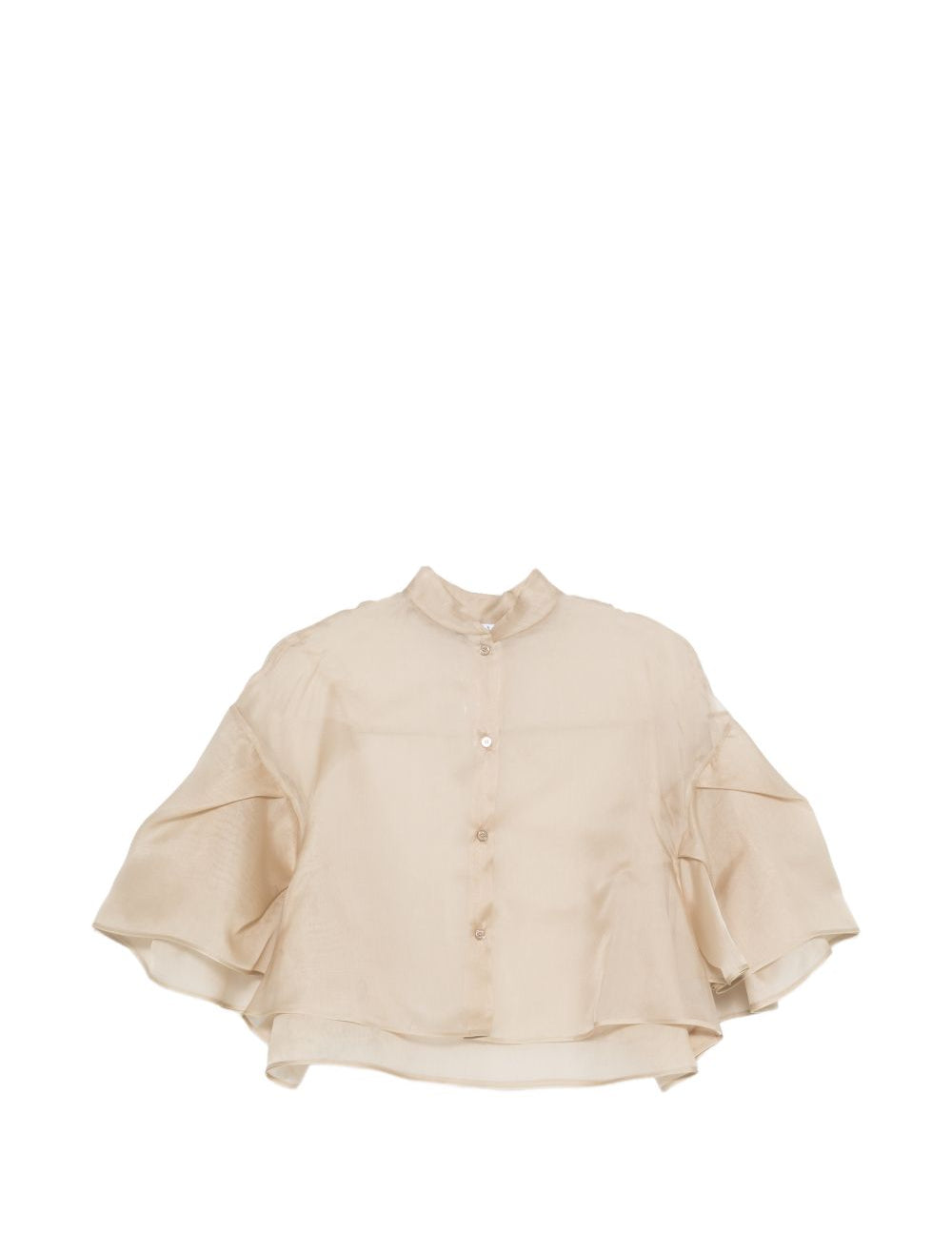 Blusa a strati con volant donna in nero Maxmara - donna 