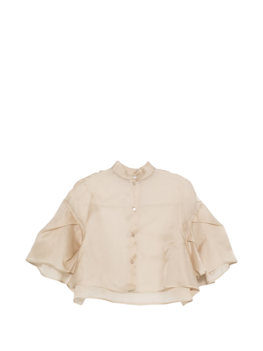Blusa a strati con volant donna in nero Maxmara - donna 