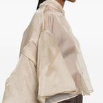 Blusa a strati con volant donna in nero Maxmara - donna 