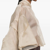 Blusa a strati con volant donna in nero Maxmara - donna 
