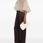 Blusa a strati con volant donna in nero Maxmara - donna 