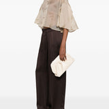 Blusa a strati con volant donna in nero Maxmara - donna 