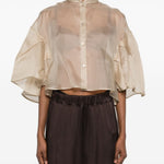Blusa a strati con volant donna in nero Maxmara - donna 
