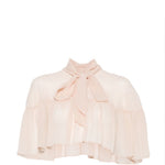 Blusa con fiocco in rosa chiaro Max Mara - donna 