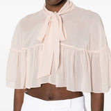 Blusa con fiocco in rosa chiaro Max Mara - donna 