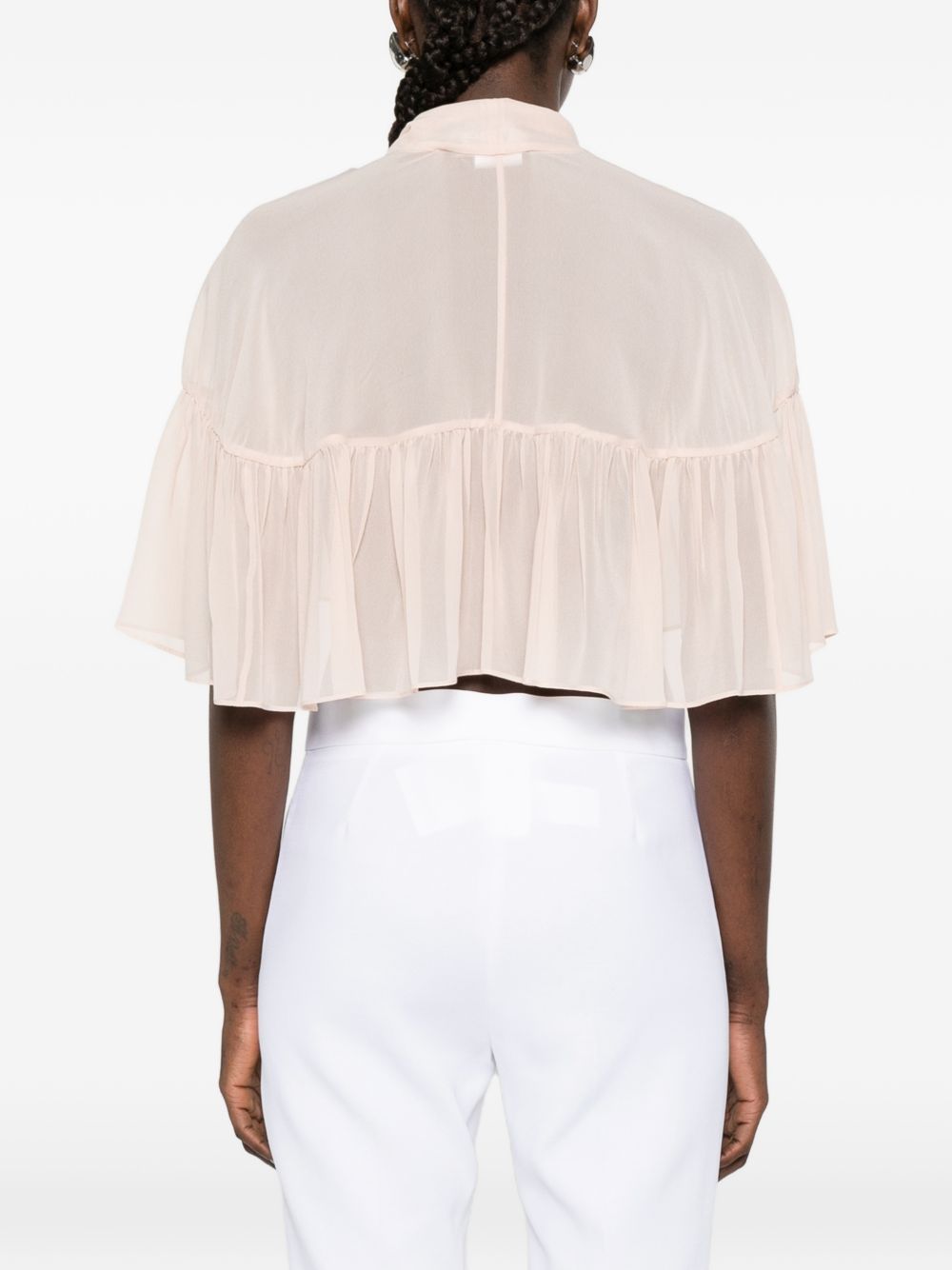 Blusa con fiocco in rosa chiaro Max Mara - donna 