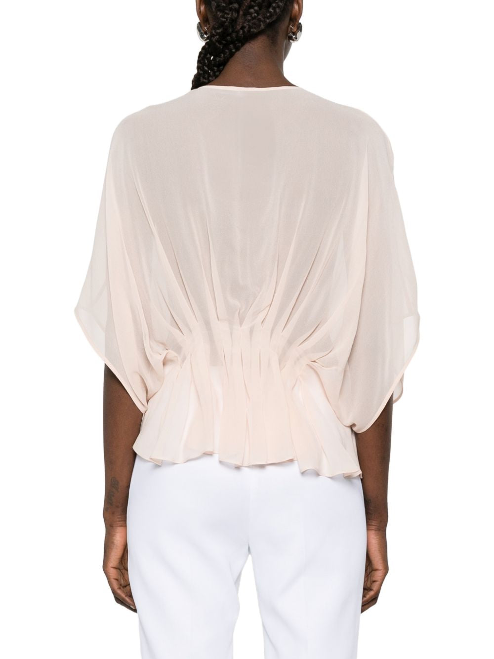 Top con ruches in rosa chiaro Max Mara - donna 