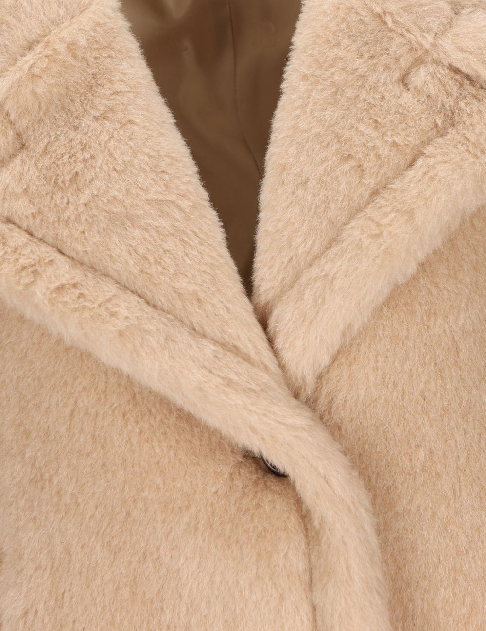 Giacca in Teddy di alpaca e cachemire corvino in beige Maxmara - donna 