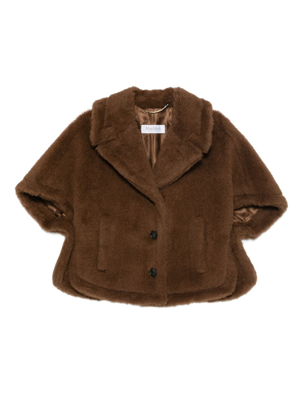 Mantella corvino in marrone max mara - donna 