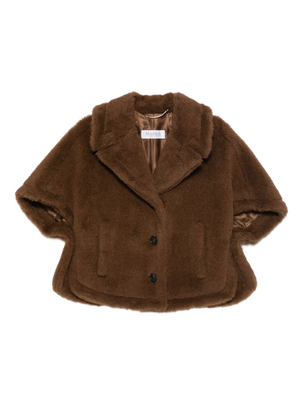 Mantella corvino in marrone max mara - donna 